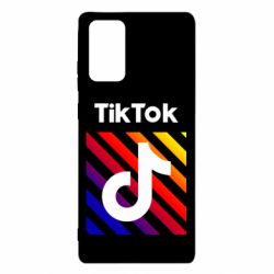 Чехол для Samsung Note 20 Tik Tok Colorful Logo - PrintSalon