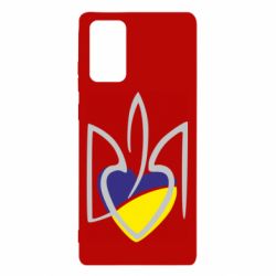 Чехол для Samsung Note 20 Ukrainian heart - PrintSalon