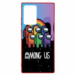 Чехол для Samsung Note 20 Ultra Among Us art paints - PrintSalon