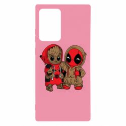 Чехол для Samsung Note 20 Ultra Baby Groot And Deadpool - PrintSalon