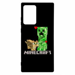 Чехол для Samsung Note 20 Ultra Creeper and Cat - PrintSalon