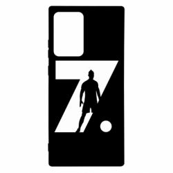 Чехол для Samsung Note 20 Ultra Cristiano Ronaldo Silhouette Art - PrintSalon