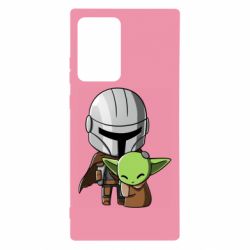Чехол для Samsung Note 20 Ultra Din Djarin And The Child - PrintSalon