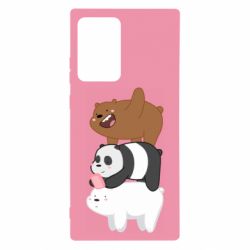 Чехол для Samsung Note 20 Ultra Гризли Панда и Белый - PrintSalon