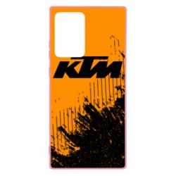 Чехол для Samsung Note 20 Ultra KTM and grunge background - PrintSalon