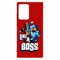 Чехол для Samsung Note 20 Ultra Minecraft Like a Boss - PrintSalon