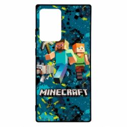 Чохол для Samsung Note 20 Ultra Minecraft Steve Alex And Dog - PrintSalon