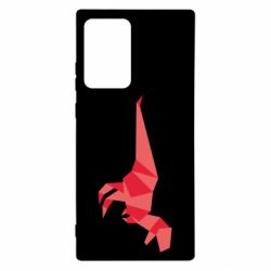 Чехол для Samsung Note 20 Ultra Origami dinosaur - PrintSalon