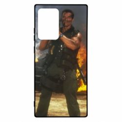 Чехол для Samsung Note 20 Ultra Шварценеггер с базукой