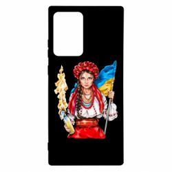 Чехол для Samsung Note 20 Ultra Украинская девушка в венку - PrintSalon