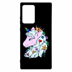 Чехол для Samsung Note 20 Ultra Unicorn Princess - PrintSalon