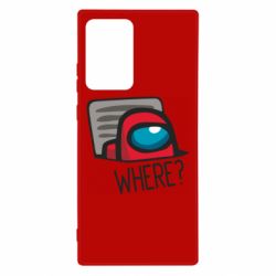 Чехол для Samsung Note 20 Ultra Where? ( Among Us ) - PrintSalon