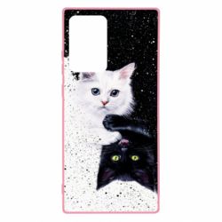 Чехол для Samsung Note 20 Ultra Yin and Yang cats - PrintSalon