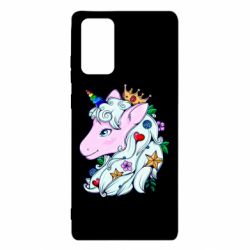 Чехол для Samsung Note 20 Unicorn Princess - PrintSalon