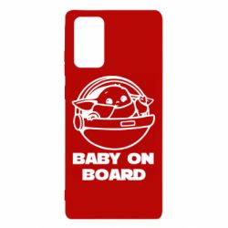 Чехол для Samsung Note 20 Вaby on board - PrintSalon