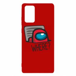 Чехол для Samsung Note 20 Where? ( Among Us ) - PrintSalon
