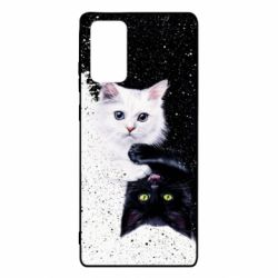 Чехол для Samsung Note 20 Yin and Yang cats - PrintSalon