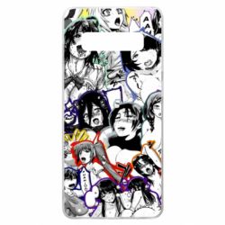 Чохол для Samsung S10+ Ahegao anime characters manga - PrintSalon