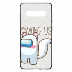 Чохол для Samsung S10+ Among us cute cat - PrintSalon