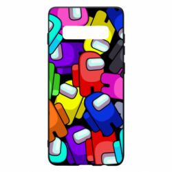 Чехол для Samsung S10+ Among us multicolored - PrintSalon