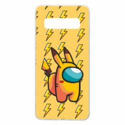 Чехол для Samsung S10 Among Us - Pikachu skin - PrintSalon