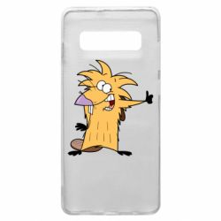 Чехол для Samsung S10+ Angry Beavers: Norbert - PrintSalon