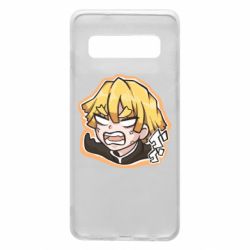 Чехол для Samsung S10 Angry Zenitsu Agatsuma
