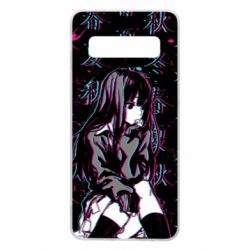 Чохол для Samsung S10 Anime Girl Glitch - PrintSalon
