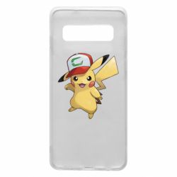 Чехол для Samsung S10 Ash's hat Pikachu - PrintSalon