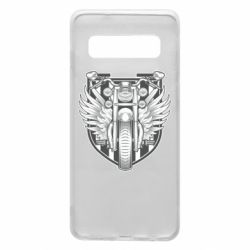 Чехол для Samsung S10 Bike Shield Art - PrintSalon