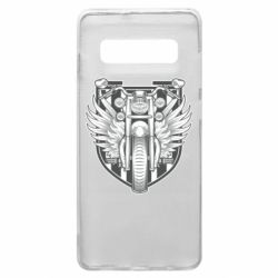 Чехол для Samsung S10+ Bike Shield Art - PrintSalon