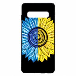 Чехол для Samsung S10 Большой подсолнух Украина - PrintSalon