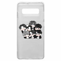 Чохол для Samsung S10+ BTS Cute Art - PrintSalon