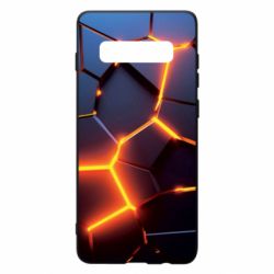 Чохол для Samsung S10+ Cracked Blocks - PrintSalon