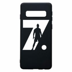 Чехол для Samsung S10 Cristiano Ronaldo Silhouette Art - PrintSalon