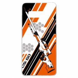 Чохол для Samsung S10+ CS: GO AWP Asiimov Skin - PrintSalon