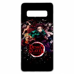Чехол для Samsung S10+ Demon Slayer
