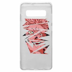 Чехол для Samsung S10+ Demon Yuji Itadori