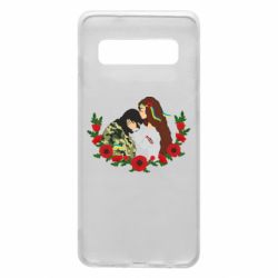 Чохол для Samsung S10 Дівчина цілує солдата-PrintSalon Чохол для Samsung S10 Дівчина цілує солдата