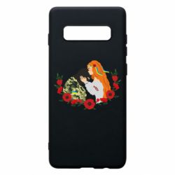 Чохол для Samsung S10+ Дівчина цілує солдата - PrintSalon
