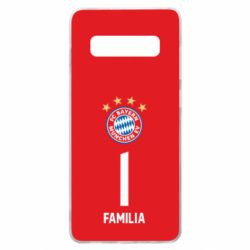 Чехол для Samsung S10+ FC Bayern. Твоя фамилия, номер (англ.) - PrintSalon