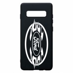 Чехол для Samsung S10+ Fire ford - PrintSalon