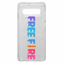 Чехол для Samsung S10+ Free fire gradient logo - PrintSalon