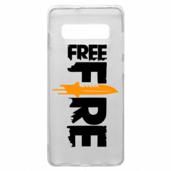 Чохол для Samsung S10+ Free Fire vertical logo - PrintSalon