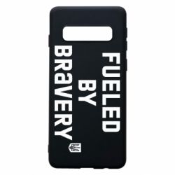 Чехол для Samsung S10 Fueled by bravery - PrintSalon
