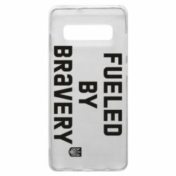 Чехол для Samsung S10+ Fueled by bravery - PrintSalon