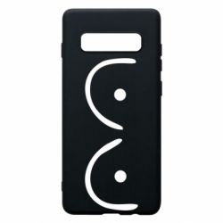 Чехол для Samsung S10+ Funny tits - PrintSalon