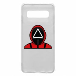 Чехол для Samsung S10 Игра в кальмара Soldier - PrintSalon