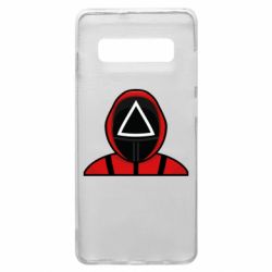 Чехол для Samsung S10+ Игра в кальмара Soldier - PrintSalon