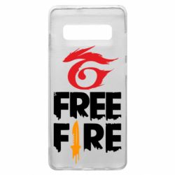 Чохол для Samsung S10+ Garena and Free Fire logo - PrintSalon